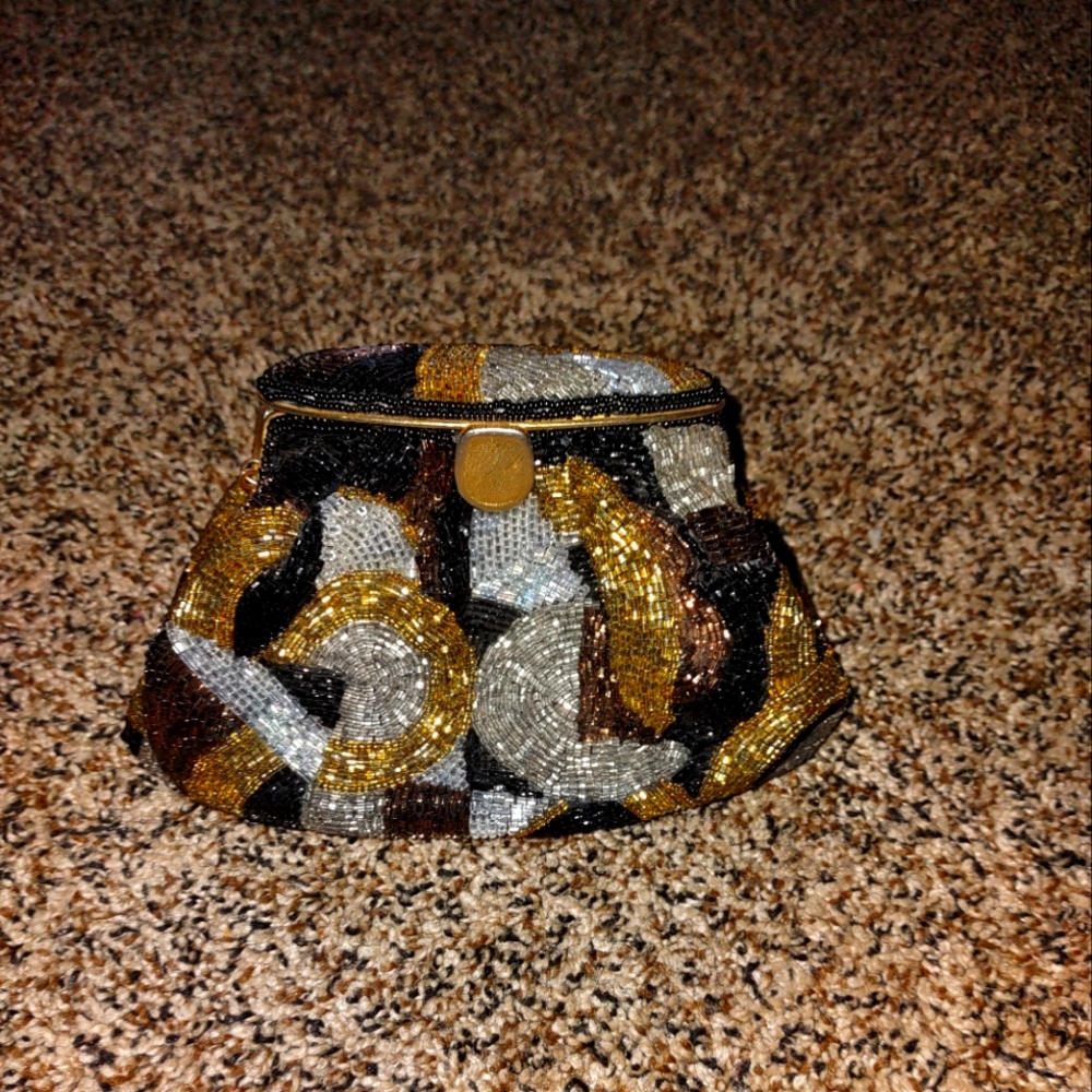 Beaded mini bag